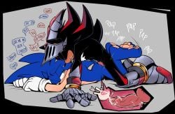 2024 andromorph andromorph/male andromorph_anthro andromorph_penetrated anthro anthro_on_anthro anthro_penetrated anthro_penetrating anthro_penetrating_anthro armor bodily_fluids clothing color_coded color_coded_speech_bubble color_coded_text cum cum_in_uterus cum_in_vagina cum_inside dialogue digital_drawing_(artwork) digital_media_(artwork) duo eulipotyphlan feet from_behind_position gauntlets genital_fluids gloves handwear heart_symbol hedgehog hi_res internal internal_vaginal intersex intersex/male intersex_anthro intersex_penetrated looking_at_another looking_at_partner looking_back looking_back_at_another looking_back_at_partner lying male male_anthro male_penetrating male_penetrating_andromorph male_penetrating_intersex mammal nude_andromorph nude_anthro nude_male on_front pawpads penetration penile penile_penetration penis_in_vagina plate_armor prone_bone_position sega sex shaddycatz shadow_the_hedgehog sir_lancelot_(sonic_and_the_black_knight) sonic_and_the_black_knight sonic_storybook_series sonic_the_hedgehog sonic_the_hedgehog_(series) speech_bubble speed_bump_position uterus vaginal vaginal_penetration