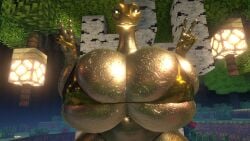 1girls 3d anthro belyasnikov big_breasts bikini bikini_top breasts busty enormous_breasts female_only giant_breasts gigantic_breasts ginormous_breasts golden_bikini golden_skin huge_breasts hyper hyper_breasts large_breasts massive_breasts minecraft peace_sign snake snake_girl v voluptuous voluptuous_female