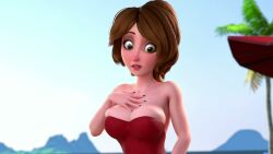 1girls 2025 20s 3d animated aunt_cass bathing_suit beach big_breasts big_hero_6 breasts brown_hair bust busty cass_hamada chest cleavage curvaceous curvy curvy_figure disney female green_eyes hand_on_hip hand_on_own_chest huge_breasts jiggling_breasts kittenvox large_breasts light-skinned_female lipstick looking_at_viewer marvel marvel_comics mature mature_female milf nail_polish outdoors palm_tree pointing pointing_finger redmoa seagull seagulls seaside short_hair sound swimsuit tagme umbrella video voice_acted voluptuous