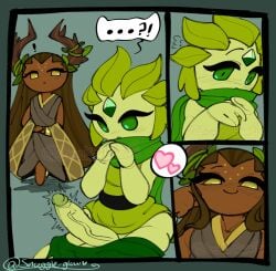 2boys cookie_run cookie_run_kingdom cookie_run_ovenbreak cute dark-skinned_male femboy gay gay_anal homosexual homosexual_male male male/male male_focus male_only male_penetrated male_penetrating millennial_tree_cookie snugg-glow tagme wind_archer_cookie