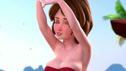 1girls 2025 20s 3d animated aunt_cass bathing_suit beach big_breasts big_hero_6 breasts brown_hair bust busty cass_hamada chest cleavage curvaceous curvy curvy_figure disney female gasp green_eyes hand_on_hip hand_on_own_chest huge_breasts jiggling_breasts kittenvox large_breasts light-skinned_female lipstick looking_at_viewer marvel marvel_comics mature mature_female milf nail_polish outdoors palm_tree redmoa seagull seagulls seaside shocked short_hair sound swimsuit tagme umbrella video voice_acted voluptuous