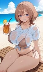 1female 1girl 1girls ai_generated ass beach beach_background bench big_ass big_boobs big_breasts big_butt big_butt_(female) big_tits bikini bikini_bottom bikini_top blue_eyes boobs boobs_bigger_than_head breasts breasts_bigger_than_head brown_bikini brown_hair busty busty_female butt curvaceous curvaceous_body curvaceous_female curvaceous_figure curvaceous_hips curvaceous_thighs curvy curvy_body curvy_female curvy_figure curvy_hips drink drinking_glass drinking_straw eyes female female_focus female_only femme_fatale glass_cup hair hips honkai_(series) honkai_impact_3rd hourglass_figure hourglass_figured_female hoyoverse ice_cube image lantern_(honkai_impact) large_ass large_boobs large_breasts large_butt large_tits lemon lemon_slice lips looking_at_viewer mature_body mature_female mature_woman mihoyo ocean pawg phat_ass plump_ass plump_boobs plump_breasts plump_butt plump_hips plump_thighs plump_tits see-through_clothing see-through_shirt sexy sexy_female shirt short_brown_hair short_hair side_tie_bikini sideboob straw thighs tits tits_bigger_than_head voluptuous voluptuous_female voluptuous_woman wet_shirt white_shirt wide_hips wooden_bench