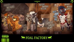 7:4 abdominal_bulge absurd_res anal anal_penetration anthro anthro_on_feral anthro_penetrated anus aroused aroused_face ball barcode barn bdsm bdsm_collar bdsm_gear bestiality bit_gag black_body black_fur black_sclera blinders blue_body blue_fur blue_hair bodily_fluids body_pattern body_worship box breath brown_body brown_eyes brown_fur brown_hair bucket butt canid canine catt_(foxalcatt) collar collar_only container cum cum_drip cum_from_nose cum_in_bucket cum_in_container cum_in_mouth cum_in_nose cum_inside cum_on_face cum_string damienkamien diego_(flanders1the_inu) dirt dirty dirty_fur doggystyle dominant dominant_feral dominant_male dripping ears_back ears_down english_text equid equine eye_roll eyebrows eyewear felid feline feral feral_penetrating feral_penetrating_anthro fox from_behind_position fur gag genital_fluids genitals green_eyes grey_body grey_fur group hair half-closed_eyes hay hi_res hooves horse horseshoe hybrid julan machine male male/male mammal markings mephitid moan mud mud_covered multicolored_body multicolored_fur musk musk_worship musky_penis narrowed_eyes navel neigh nipples nude onomatopoeia open_mouth orange_body orange_fur panting penetration pivoted_ears raised_tail red_body red_fur reins robot serval sex shaking size_difference skunk slap slap_(sound_effect) smell smelly snort sound_effects spots spotted_body spotted_fur stable steam submissive submissive_anthro submissive_male sweat sweaty_genitalia tail text tongue tongue_out white_body white_eyes white_fur wood yellow_body yellow_fur