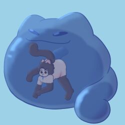 abdominal_bulge anal anal_penetration animal_humanoid bodily_fluids cat_humanoid cum cum_inflation cum_inside domestic_cat duo felid felid_humanoid feline feline_humanoid felis genital_fluids hi_res humanoid inflation male mammal mammal_humanoid milo_(spatey) penetration ridiculous_fit slime slime_(blob) slime_in_ass slime_in_mouth slime_inflation slime_vore spatey tentacle_penetration tentacles vore