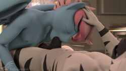 16:9 3d_(artwork) 4k absurd_res animal_genitalia animal_penis anthro balls digital_media_(artwork) duo electronics equid equine equine_genitalia equine_penis everness_(rainium) eyes_closed fellatio genitals hand_on_head hasbro hi_res male male/male male_penetrated male_penetrating male_penetrating_male mammal my_little_pony mythological_creature mythological_equine mythology nipples oral pegasus penetration penile penis rainium sex source_filmmaker_(artwork) television widescreen wings zebra