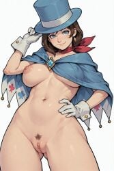 ai_generated female long_hair nude pubic_hair