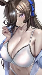 breasts female hair long_hair rice_shower_(umamusume) umamusume