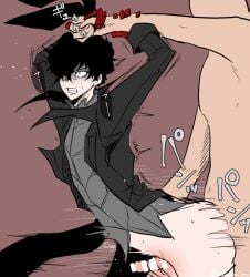 akira_kurusu gay joker_(persona) male male/male male_only persona persona_5 ren_amamiya yaoi