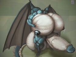 2018 anthro balls bambinewsted big_balls big_muscles big_nipples big_pecs big_penis bodily_fluids dragon european_mythology genitals hi_res huge_balls huge_muscles huge_nipples huge_pecs huge_penis humanoid_genitalia humanoid_penis hyper hyper_balls hyper_genitalia hyper_muscles hyper_nipples hyper_pecs hyper_penis klesk_(klesk_vaadrigar) lactating male male_lactation milk_drip muscular mythological_creature mythological_scalie mythology nipples pecs penis projectile_lactation scalie solo vein veiny_muscles veiny_penis western_dragon