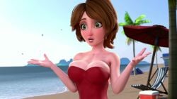 1girls 2025 2026 20s 3d animated arms_out aunt_cass ball bathing_suit beach big_breasts big_hero_6 breasts brown_hair bust busty cass_hamada chest cleavage curvaceous curvy curvy_figure deck_chair disney female green_eyes hand_on_own_chest huge_breasts jiggling_breasts kittenvox large_breasts light-skinned_female lipstick looking_at_viewer marvel marvel_comics mature mature_female milf nail_polish outdoors palm_tree redmoa sea seagull seagulls seaside short_hair sound swimsuit tagme umbrella video voice_acted voluptuous