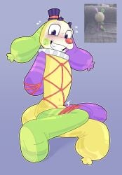 balloon balloon_animal balloon_dog bondage bulge bunny clown dandys_world dandysworld dog fanart looey looey_(dandy's_world) male null null_bulge rabbit roblox rope rope_bondage shibari solo solo_male
