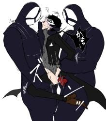 akira_kurusu gay joker_(persona) male male/male male_only persona persona_5 ren_amamiya yaoi