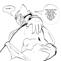 anus balls hnsundown male_only mega_man robot spread_ass zero_(mega_man)