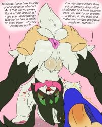 anal_request anthro anus aroused ass_up backsack balls bent_over birdofanatic bulge butt butt_grab clothed clothing darkened_balls darkened_genitalia digital_drawing_(artwork) digital_media_(artwork) dirty_talk disembodied_hand duo english_text erection erection_under_clothing faceless faceless_character faceless_human flat_colors generation_9_pokemon genitals hand_on_butt hi_res human human_on_anthro humanoid humanoid_genitalia humanoid_penis imminent_sex interspecies inviting looking_at_viewer looking_through looking_through_legs male male/male mammal meowscarada nintendo open_mouth oral_request partially_clothed penis pokemon pokemon_(species) pokephilia presenting presenting_anus presenting_hindquarters rear_view requesting rimming_request seductive sex_request simple_background sniffing_request solo_focus spread_anus spread_butt spreading text