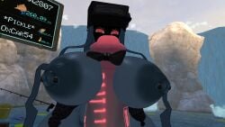 big_breasts big_penis bow_on_penis cassette_goon erp futa futa_on_female futanari horsecock raruh_(avatar) titjob vrchat