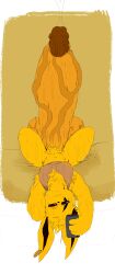 absurd_res alternate_version_at_source anthro balls big_balls big_penis bodily_fluids bottomless clothed clothing eevee_bros_(modca) eeveelution generation_1_pokemon genital_fluids genitals girthy hi_res huge_balls huge_penis hyper hyper_genitalia hyper_penis jolteon lumiink lying male nintendo on_back penis pokemon pokemon_(species) precum solo sweat thick_penis translucent translucent_clothing vein veiny_balls veiny_penis