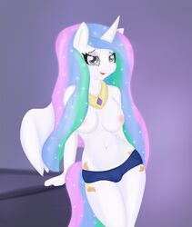 anthro booponies breasts equine female friendship_is_magic horse mammal my_little_pony princess_celestia_(mlp)