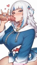 1boy 1girl 2026 ai_generated aqua_nails artist_name bangs black_nails blowjob blowjob_face blue_eyes blue_hair blue_nails blunt_bangs blush cock dick fellatio fingernails gawr_gura green_nails heart hetero hi_res high_quality highres hololive large_penis licking licking_penis long_fingernails multicolored_hair multicolored_nails nail_art nail_polish oral oral_sex patreon patreon_username penis pink_nails pinkname purple_nails red_nails sharp_fingernails sharp_teeth solo_focus streaked_hair sucking tail uncensored virtual_youtuber vtuber watermark