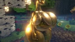 1girls 3d anthro belyasnikov big_breasts bikini bikini_top breasts busty child_bearing_hips enormous_breasts female_only giant_breasts gigantic_breasts ginormous_breasts golden_bikini golden_skin huge_breasts huge_thighs hyper hyper_breasts large_breasts massive_breasts minecraft peace_sign plump_thighs snake snake_girl thick_thighs thighs thunder_thighs v voluptuous voluptuous_female wide_hips