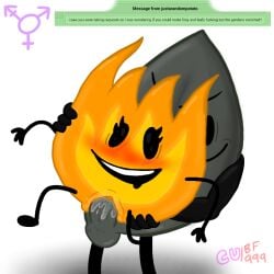 1boy 1boy1girl 1boys 1girl 1girls battle_for_dream_island bfdi bfdia firey_(bfdi) genderswap genderswap_(ftm) genderswap_(mtf) jacknjellify jnj leafy_(bfdi) object_show object_shows vaginal vaginal_penetration vaginal_sex