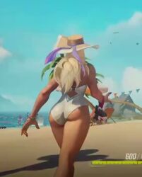 ass behind_view blonde_hair curvaceous curvy emma_frost emma_frost_(marvel_rivals) marvel marvel_rivals tagme thick_thighs thighs video voluptuous
