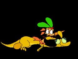 anal animated anthro balls beeg_lizard bestiality big_balls digital_media_(artwork) duo feral genitals humping male male/male melee_weapon mount mount/rider_relations pixel_(artwork) pixel_animation poko_(species) power_bottom rider roksim sword veggiefolk weapon