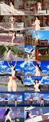 ass embarrassed_nude_female nude public_nudity retropunch tifa_lockhart