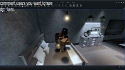 1female 1futanari 3d big_ass big_breasts big_penis oiled_skin roblox roblox_studio tagme video
