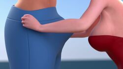 1boy 1girls 2025 20s 3d age_difference animated aunt_cass bathing_suit beach big_breasts big_hero_6 breasts brown_hair bust busty cass_hamada chest cleavage curvaceous curvy curvy_figure disney erect_penis erection female huge_breasts jiggling_breasts kittenvox large_breasts light-skinned_female marvel marvel_comics mature mature_female medium_penis milf milf_love_young_man older_female_and_younger_male outdoors penis pulling_clothing pulling_down_shorts pulling_pants_down redmoa sea seaside short_hair small_penis sound swimsuit tagme tanned_male testicles trunks video voice_acted voluptuous waist