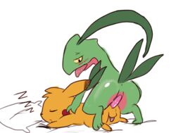 anal eroborus gay grovyle male nintendo pikachu pokemon shiny_pikachu shiny_pokemon sleeping video_games