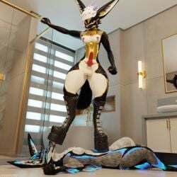 1:1 3d 4k absurd_res alternative_fashion animal_genitalia animal_penis anthro anthro_on_anthro arms_tied ball_squeeze balls bathroom biped black_body black_boots black_clothing black_footwear black_fur blender_(artwork) blender_cycles blue_body blue_fur blue_penis bodily_fluids bondage boots bound breasts cage_(character) canid canine canine_genitalia canine_penis canis claws clothed clothing cock_and_ball_torture crush cum cum_dripping_from_penis cum_on_penis depth_of_field digital_media_(artwork) dominant dragonplayer dragonplayer_(character) duo erection feet foot_crush foot_fetish foot_on_penis foot_play footwear fox fur genital_fluids genital_torture genitals goth goth_boots grey_body grey_fur hair hi_res hindpaw inside jex jexouium knot leather leather_boots leather_clothing leather_footwear legs_tied licking licking_boots licking_shoe lying lying_on_ground male male/male mammal multicolored_body nipples nude on_back on_ground on_one_leg open_mouth orgasm pain paws penis reflection rexouium sex shoes slim slim_anthro slim_male slim_sub smile standing standing_on_another standing_on_penis submissive submissive_male tail tongue tongue_out torture trampling white_body white_fur