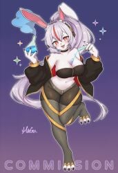 2020s 2023 black_claws bottle clothing female female_only fur furry long_ears magu_mm_0824 potion potion_bottle rabbit_ears rabbit_girl red_eyes tagme white_fur white_hair