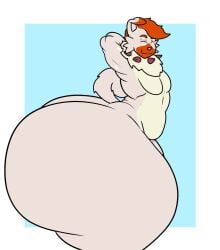 animated anthro big_ass canine dog_ears dog_tail femboy furry gay hands_behind_head huge_ass jacky_arts nude_male tagme twerking video
