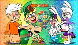 1boy 1boy1girl 1girls animated anthro anthro_on_anthro blair_loud blonde_hair brother_and_sister bunny_costume clothed clothed_sex clothing costume dress easter egg english_text fake_ears fake_rabbit_ears female group hair holidays human human_on_human incest jaimeprecoz2 lagomorph leni_loud lincoln_loud male male_penetrating mammal older_sister parallel_sex rabbit sex shirt straight sunglasses text the_loud_house vaginal_penetration white_hair