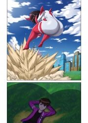 alien alien_girl ben10 ben_10 big_ass big_butt big_girl chaquetrix comic_page humanoid muy_grande muy_grandota way_big