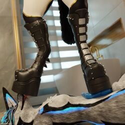 1:1 3d 4k absurd_res alternative_fashion animal_genitalia animal_penis anthro anthro_on_anthro arms_tied ball_squeeze balls bathroom biped black_body black_boots black_clothing black_footwear black_fur blender_(artwork) blender_cycles blue_body blue_fur blue_penis bodily_fluids bondage boots bound breasts cage_(character) canid canine canine_genitalia canine_penis canis claws clothed clothing cock_and_ball_torture crush cum cum_dripping_from_penis cum_on_penis depth_of_field digital_media_(artwork) dominant dragonplayer dragonplayer_(character) duo erection feet foot_crush foot_fetish foot_on_penis foot_play footwear fox fur genital_fluids genital_torture genitals goth goth_boots grey_body grey_fur hair hi_res hindpaw inside jex jexouium knot leather leather_boots leather_clothing leather_footwear legs_tied licking licking_boots licking_shoe lying lying_on_ground male male/male mammal multicolored_body nipples nude on_back on_ground on_one_leg open_mouth orgasm pain paws penis reflection rexouium sex shoes slim slim_anthro slim_male slim_sub smile standing standing_on_another standing_on_penis submissive submissive_male tail tongue tongue_out torture trampling white_body white_fur