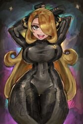 cynthia (pokemon) from nintendo by saiykik