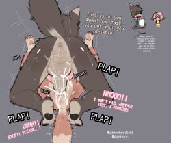 1boy 1boy1girl 1girls age_difference anal_fluids anthro anthro_female anthro_male anthro_on_anthro anthro_only anthro_penetrated anthro_penetrating anthro_penetrating_anthro anus ass balls black_pawpads bodily_fluids brown_body brown_fur cameohasdied canid canine clothed clothing countershading cub cum cum_in_pussy cum_inside dialogue dipstick_ears dipstick_tail dominant dominant_male duo ear_markings english english_text explicitly_stated_nonconsent eyewear feet female female_cub female_penetrated forced fox from_front_position fur furry furry_female furry_male furry_only genital_fluids genitals glasses hair hi_res imminent_sex larger_male larger_penetrating larger_penetrating_smaller male male/female male_penetrating male_penetrating_female mammal markings mating_press momo_(dagasi) multicolored_ears nude older_male older_man_and_younger_girl older_penetrating older_penetrating_younger onomatopoeia pawpads penetration penile penile_penetration penis penis_in_pussy perineum pink_hair pink_pawpads rape rear_view sex size_difference smaller_female smaller_penetrated sound_effects student student_and_teacher submissive submissive_female sweat tail tail_markings teacher text toes uohhhhhhhhh! url vaginal_fluids vaginal_penetration wearing_glasses x_anus young young_anthro young_female young_penetrated younger_female younger_penetrated