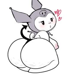 1girls 2025 anthro anthro_only ass_focus big_ass big_butt blush blush blush_lines blushing_at_viewer breasts breasts breasts breasts_out bubble_ass bubble_butt devil_tail female female_only heart heart hearts_around_head huge_ass huge_butt kuromi looking_at_viewer looking_back looking_back_at_viewer nude nude_female onegai_my_melody pink_areola pov rabbit rabbit_girl rabbit_humanoid ractoons sanrio skull skull_symbol solo solo_female tagme tail white_background white_fur