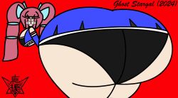 1girls 2024 aoi_kanda ass black_panties breasts butt female female_only female_solo glasses glasses_only osu!_tatakae!_ouendan panties panties_only pantsu pigtails solo solo_female solo_only the_starboy twintails twintails_(hairstyle) upskirt