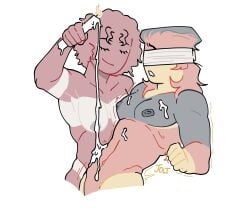 austria_(countryhumans) blindfold bondage candle candle_wax countryhumans germany_(countryhumans) kingofkinks transboy wax_play