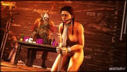 3d dbd dead_by_daylight dildo gingeslut357 meg_thomas red_hair the_clown twintails