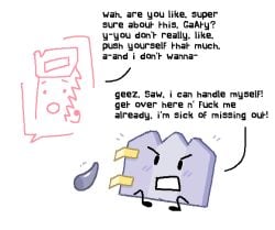 1futa1girl animate_inanimate asking_for_it asking_for_sex battle_for_bfdi battle_for_dream_island bfb bfdi blush blush_lines blushing_female english english_text female female/female female_penetrated futa/female futa_on_female futanari futanari_penetrating futanari_penetrating_female gate gaty_(bfdi) genitals jacknjellify legs_crossed lesbian lesbian_couple lesbian_sex moonl1temans1on no_humans non-human non-human_only object_show object_show_community object_shows objects_only objectum offscreen_character osc penis saw saw_(bfdi) stick_legs stick_limbs superscratchkat tagme tentacle_penis text text_bubble the_power_of_two tpot yuri