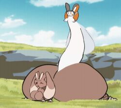all_the_way_through animated anthro emolga flying_squirrel furry gigantic_ass gigantic_penis hyper hyper_balls hyper_breasts hyper_penis justsomeboye lopunny penis pokémon_(species) pokemon pokemon_(species) rabbit sex small_but_hung small_dom_big_sub snowii yiff