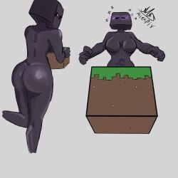 alexpir ass breasts enderman enderwoman female minecraft