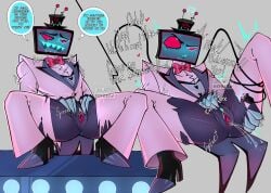 vox (hazbin hotel) from hazbin hotel by luna art000