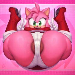 amy rose from sonic (series) by captainjerkpants