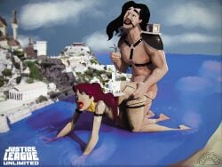 dc dc_comics dcau doggy_style fetish fetish_wear giants giganta long_shadow sunriser