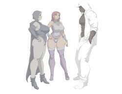 dark-skinned_male male raven_(dc) soraoraora starfire tagme teen_titans