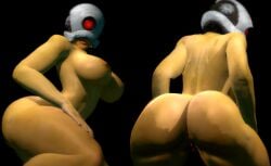 3d artist_request ass ass_focus big_ass big_breasts breasts combine_(half-life_series) combine_assassin_(half-life_series) completely_nude_female crouching female female_only half-life half-life_(series) half-life_2 half-life_2_beta mask masked masked_female naked_female nipples nude_female posing_for_the_viewer pussy squatting thick_thighs